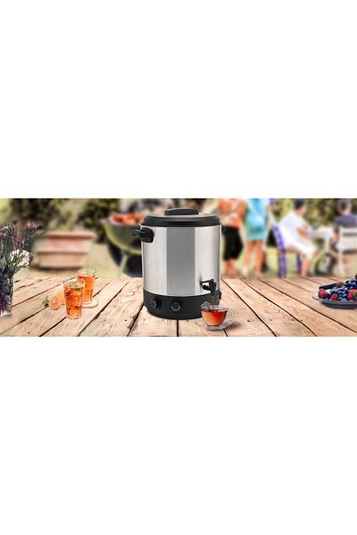 ETA Boiler Pentru Bauturi Calde 1127, 25 L, 1800 W, Otel Inoxidabil, Termostat, Temporizator
