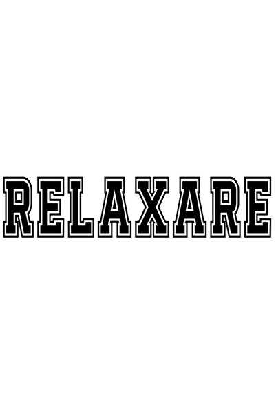 StoryGift Romania Sticker Eticheta 50CM Relaxare, Mesaj Motivational, Text In...