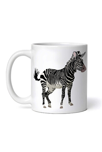 OEM Cană albă personalizată, Zebră africană, INOVATIX®. 330ml
