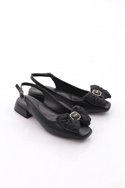 DGN 3884 Women's Bow Detailed Ballerinas