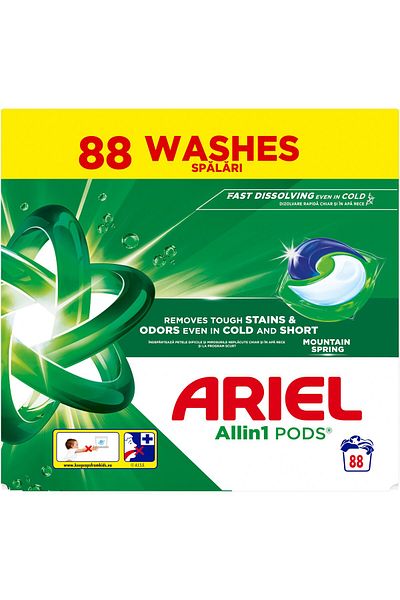 Ariel Mountain Spring Capsules 88 Washes