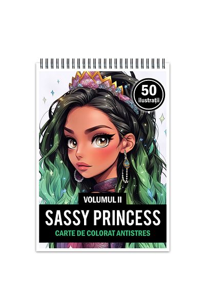 Legendary Gifts Anti-stress Coloring Book, 50 Illustrations, Anime Princesses - Volume Iv, 106 Pages, Format: A5i