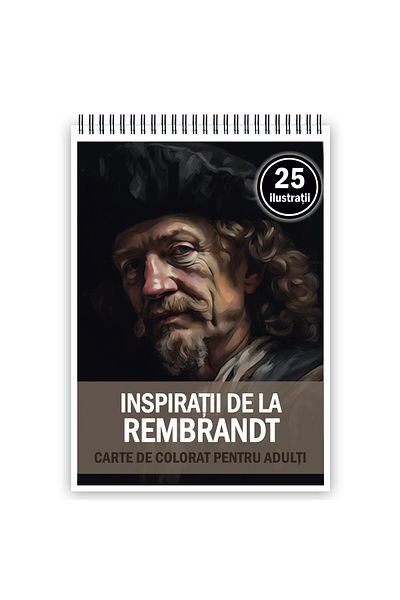 Legendary Gifts Coloring Book For Adults, 25 Illustrations, Rembrandt, 56 Pages, Format: A5
