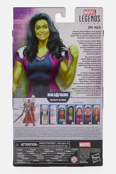Hasbro Legends Series She-hulk 6 Inch Action Figure, Green
