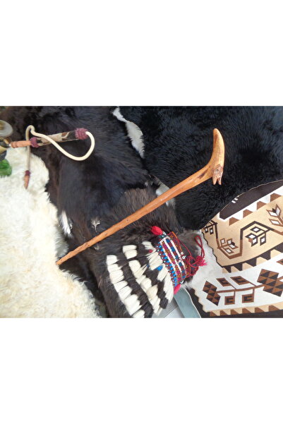 ŞAHMERDANOĞLU Şahmerdanoğlu El İşcilikli-Elma Ağacından Üretilmiş, Kurt Kafal...