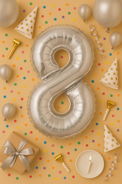 hediyeofisi 100 Cm Silver Gray Large Size Foil 0 Number Balloon 40inc