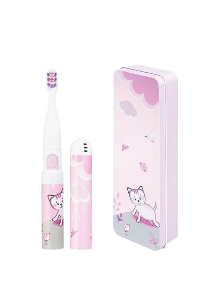 Vitammy VITAMMY Smile electric toothbrush, for children 3 +, travel box, Kitty Animation