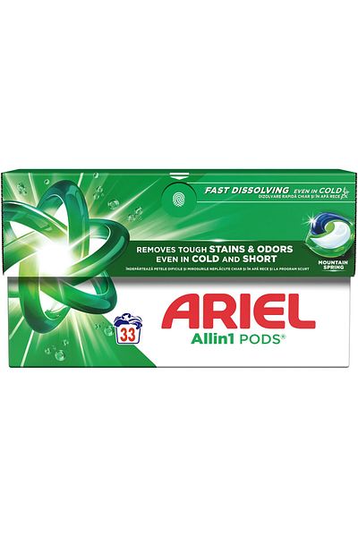 Ariel Detergent de rufe capsule Ariel Allin1 PODS Mountain Spring