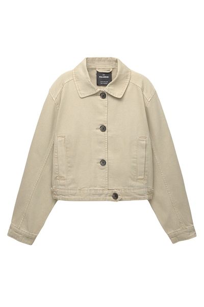 Pull & Bear Worker jacket with buttons