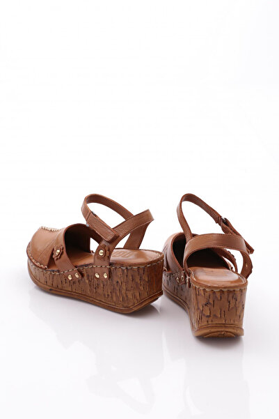 DGN 217-2064 Kadin Mega Kalin Taban Sandalet