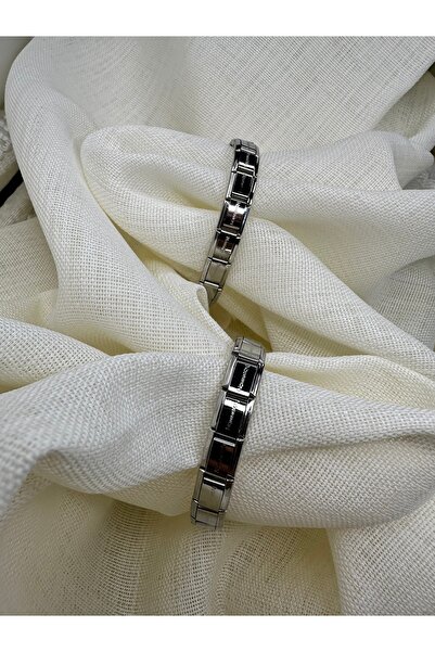 Butik DeFaY İtalyan Charm Çelik Bileklik 2'li sevgili kombini