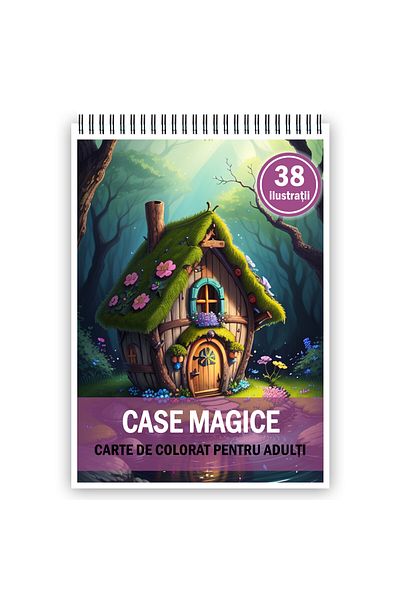 Legendary Gifts Adult Coloring Book, 38 Illustrations, Magical Houses, 86 Pages