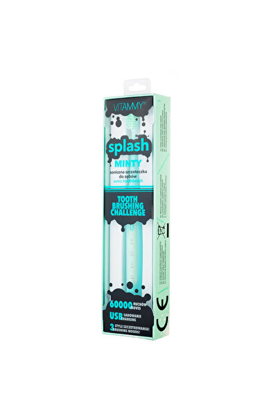Vitammy VITAMMY Splash TB8132A-CE Minty electric toothbrush, 60000 vibrations/min