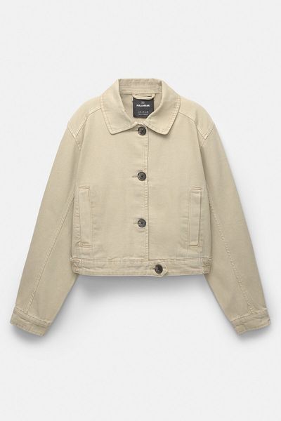 Pull & Bear Worker jacket with buttons