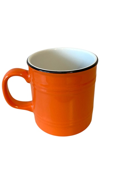 Trend Home Life 6 Pieces Mug Cup Set 10 cm Barrel Model Colorful Mug Cup Coffee Glass