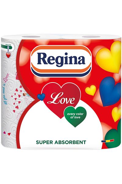 Regina Regina Love Decorated Kitchen Towel