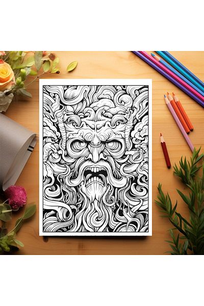 Legendary Gifts Coloring Book With 50 Illustrations, Psychedelic Sensations - Volume Ii, 106 Pages, Format: A5