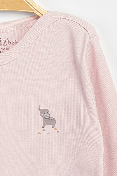 Aziz Bebe Baby Boy Girl 100% Cotton Bodysuit & Bodysuit with Snap Fasteners 12 Months - 36 Months