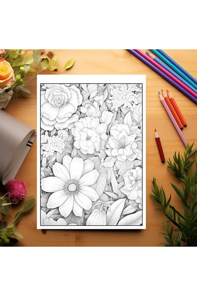Legendary Gifts Anti-stress Coloring Book, 50 Illustrations, Racing Cars, 106 Pages, Format: A5