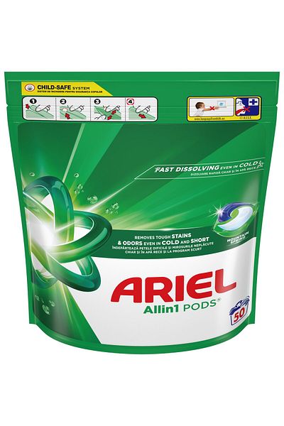 Ariel Detergent de rufe capsule Ariel Allin1 PODS Mountain Spring