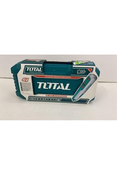 TOTAL T.O.T.A.L Cordless Lithium-ion Screwdriver with 42 Pcs Accessories-TSDLIO403