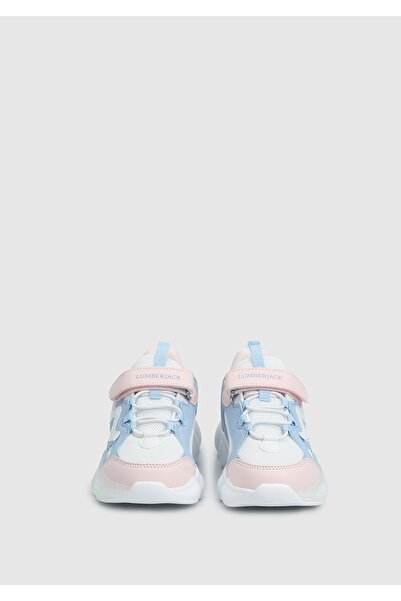 lumberjack Grande white leather girl's sneaker