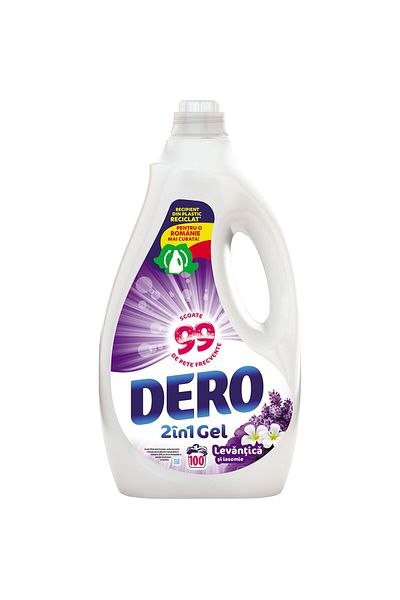 Dero Detergent de rufe lichid Dero 2in1 Levantica si iasomie