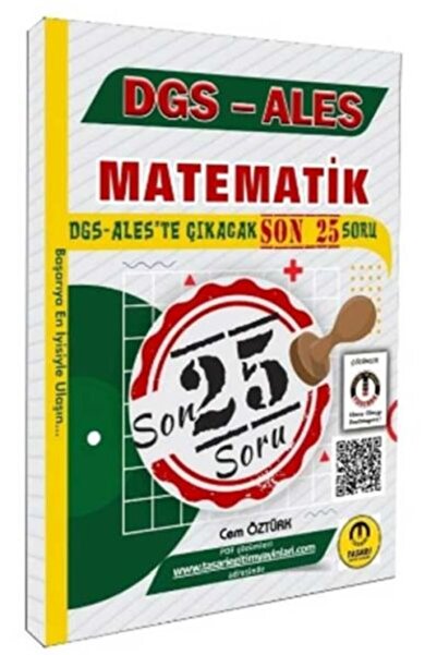 TREND Tasarı Dgs Ales Math Latest 25 Questions Bank to Pop