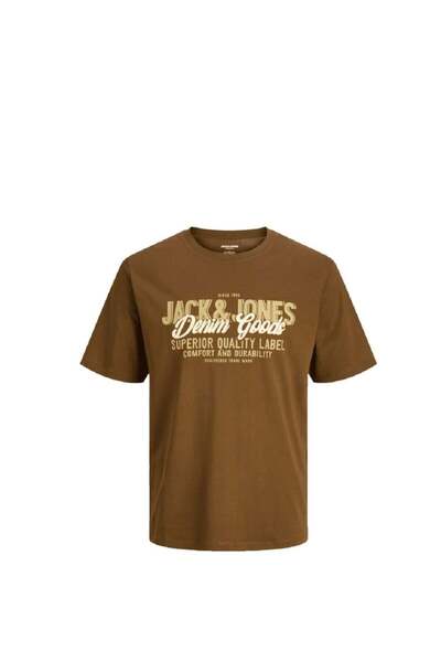 Jack & Jones J&J Erkek JJELOGO TEE SS O-NECK 2 COL AW25 12279535