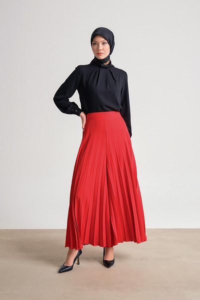 Armine Pleated Trouser Skirt 24Y2600 Red