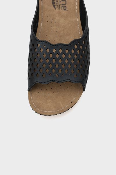 Capone Outfitters Capone Z0385 Černé dámské pohodlné anatomické pantofle