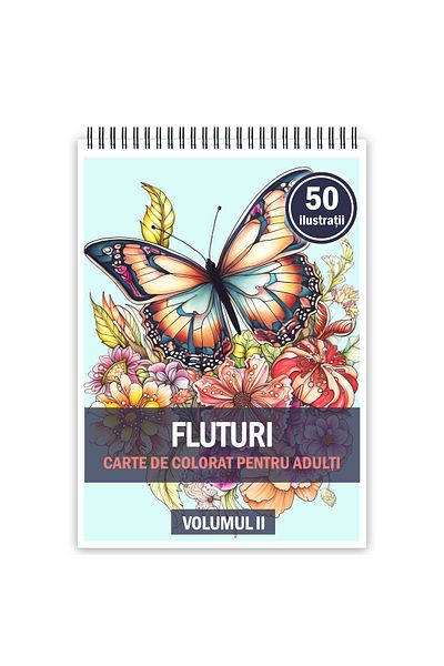 Legendary Gifts Coloring Book, 50 Illustrations, Butterflies - Volume Ii, 106 Pages, Format: A5
