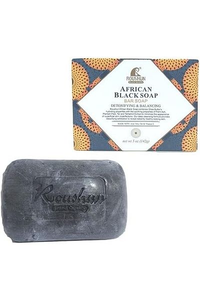RousHun African Black Soap Bar 142 g