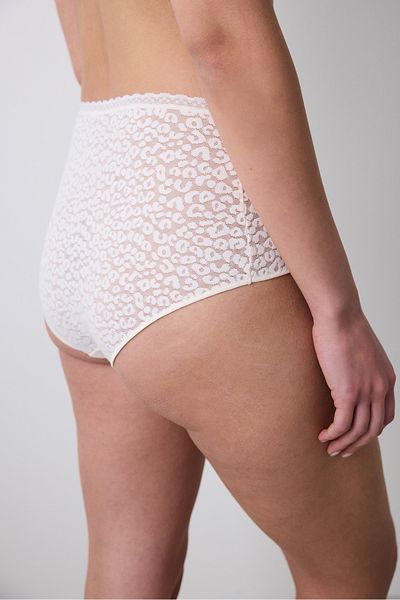 Penti Παντελόνι Easy Lace Highwaist Cream Slip
