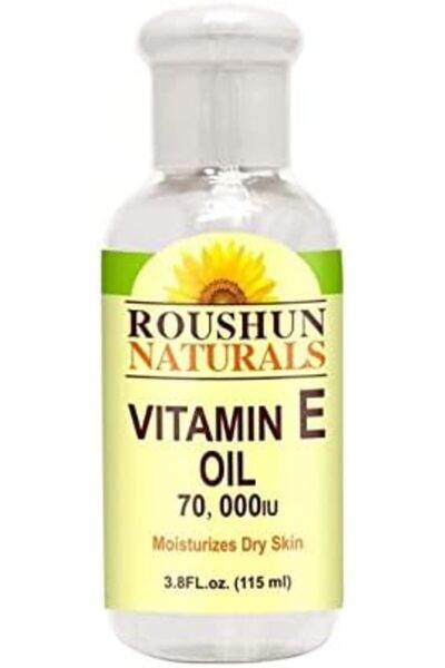 RousHun زيت فيتامين E الطبيعي (115 مل، 70000 وحدة دولية)