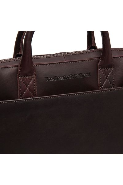 The Chesterfield Brand Geanta de laptop din piele naturala, The Chesterfield Brand, Tilbury,14 inch