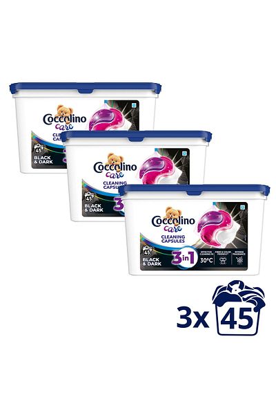 Coccolino Care Black Washing Capsules for dark and black clothes