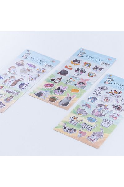 Bimotif 3 cute cat sticker sets