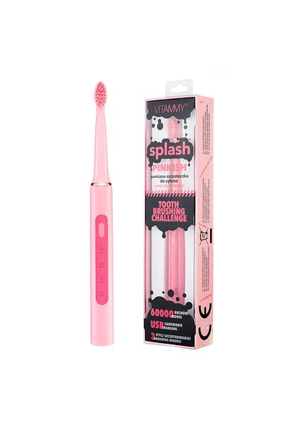 Vitammy VITAMMY Splash electric toothbrush TB8132A-CE Pinkish, 60000 vibrations/min