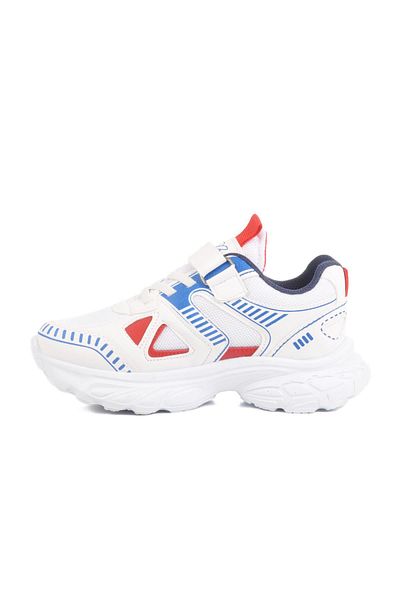 Almera White-Navy Blue Children's Sports Shoes Almera 1500 F