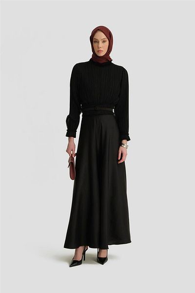 Armine Flared Trouser Skirt 25Y2811 Black