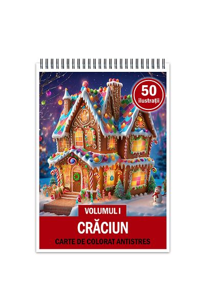 Legendary Gifts Anti-stress Coloring Book, 50 Illustrations, Christmas - Volume I, 106 Pages, Format: A5