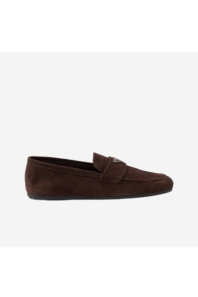 Prada Sport Kaahverengi Suede Leather Loafer