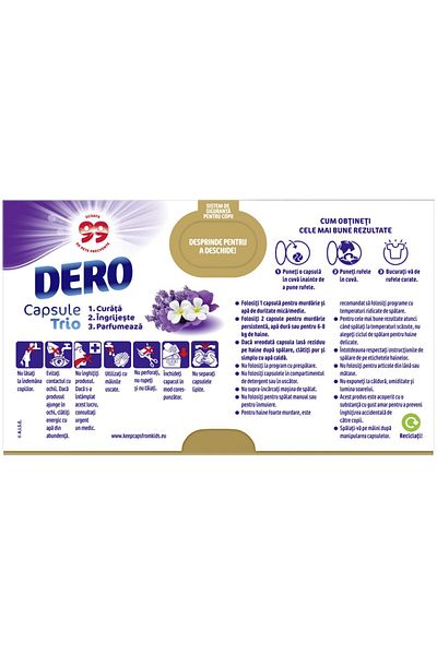 Dero Dero 2in1 Lavender and Jasmine Capsule Laundry Detergent