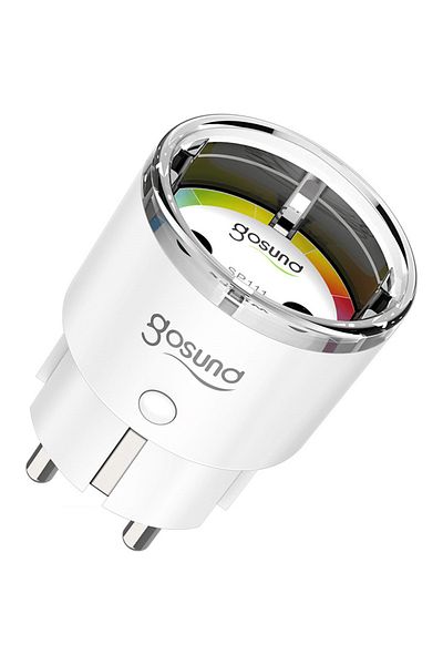 Gosund Sp111 Smart Socket, Wireless, 15a, Consumption Monitoring, Child Protection, Android/ios
