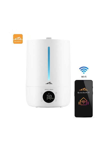 ETA Umidificator De Aer Cu Ultrasunete 2 In 1 Moisty Smart 2629 0000, 5 Litri, 25 W