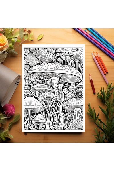 Legendary Gifts Coloring Book With 50 Illustrations, Trippy - Volume Ii, 106 Pages, Format: A5
