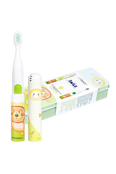 Vitammy VITAMMY Smile electric toothbrush, for children 3 +, travel box, Lion Animation