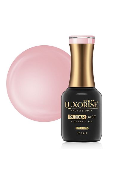LUXORISE Colecția Rubber Base Crystal - Caramel Honey 15ml