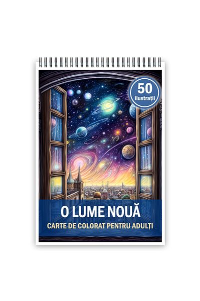Legendary Gifts Adult Coloring Book, 50 Illustrations, A New World, 106 Pages